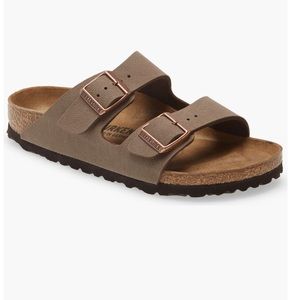 BIRKENSTOCK (NEW) Arizona Slide Sandal, BEIGE, Women’s size 10